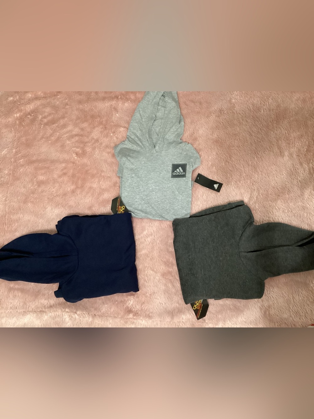 Adidas Hoodie and Quad Seven Hoodies Bundle